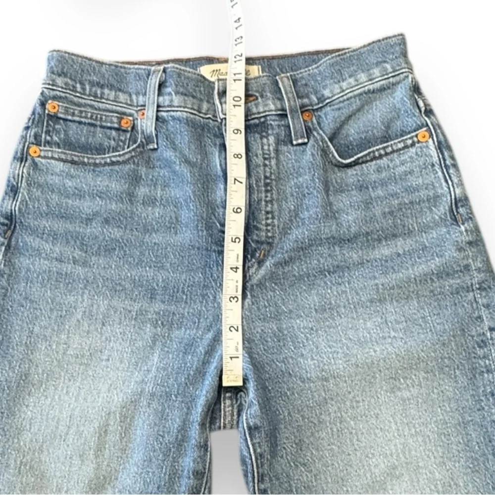 Madewell The Perfect Vintage Jean Denim Straight Leg Raw Hem Women’s Size 26 - Picture 5 of 11